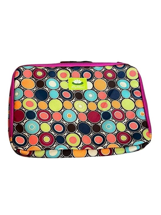 Lily Bloom Handbags - Lily Bloom Laptop Travel Bag Multicolor Circle